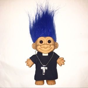 Vintage Rare Priest Troll Doll Collectable Toy